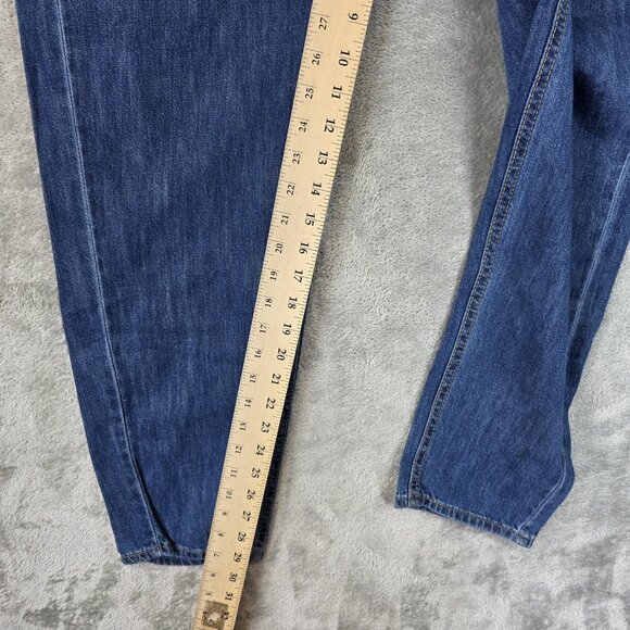 Levis 80s Mom Jeans Womens 30x30 Blue High Rise Tapered Leg Denim 100% Cotton - Picture 4 of 13